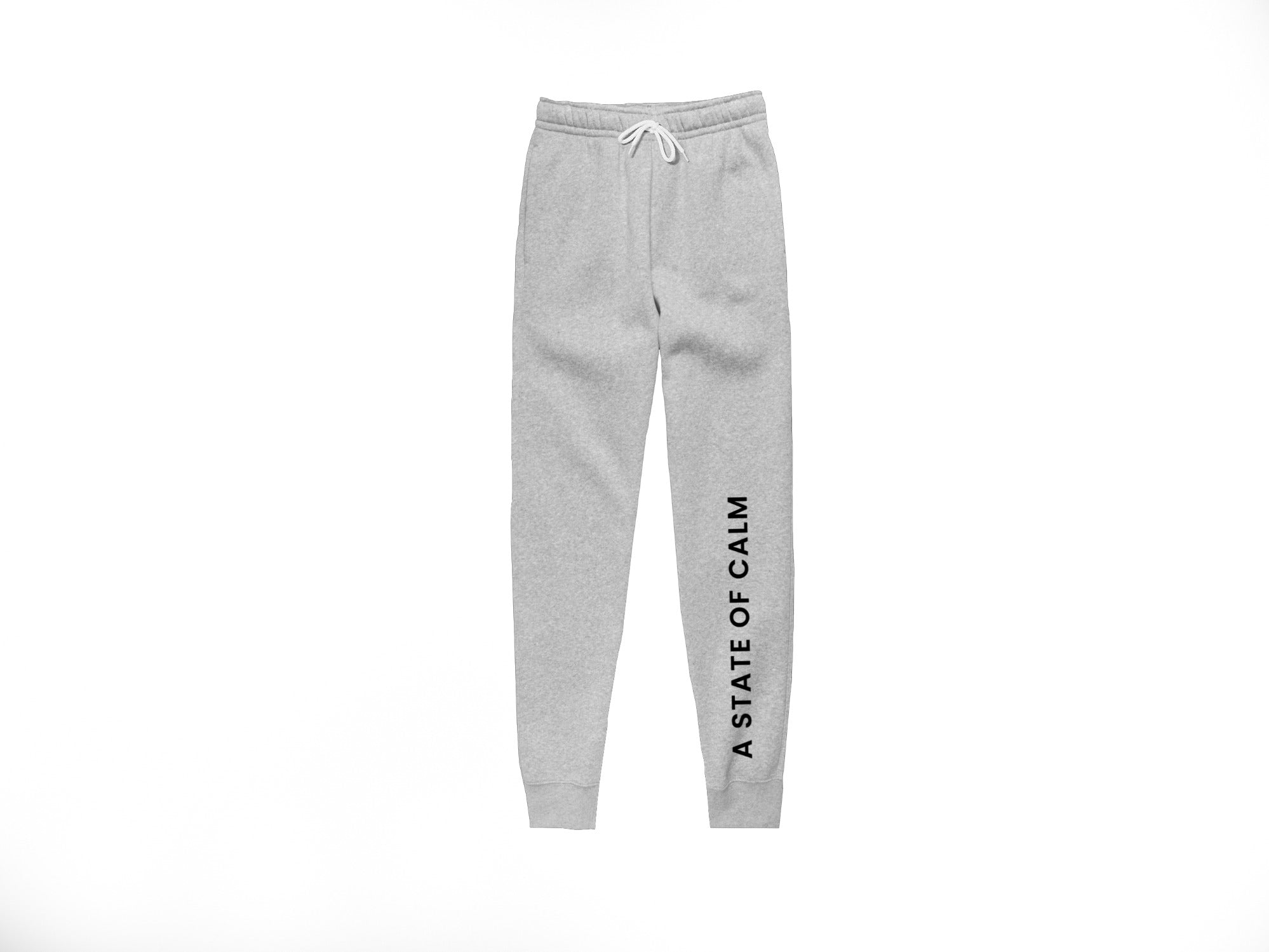 
  
  GREY STATE OF CALM COZY JOGGER BOTTOMS Unisex
  
