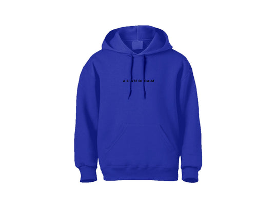 BLUE STATE OF CALM COZY COMFORTABLE HOODIES Unisex
